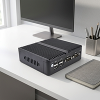HVAEIPC HWN28 Mini PC de bureau industriel puissant pour le jeu, Intel J4125 Quad Core, 8 Go DDR4, SSD, Windows 7/8/10/Linux, 256 Mo