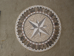 <span class=keywords><strong>Mosaïque</strong></span> Murale Artistique Moderne en Marbre Faite à la Main, Motif Vague, Décoration Murale Intérieure en Pierre - Product Image 1