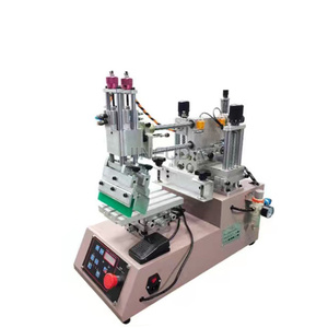 Pneumatic Screen Printing Machine for Plastic Bottle Cap Pen Barrel Small Cylindrical Object