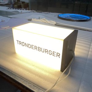 Tùy chỉnh năm mặt đôi bên Acrylic dẫn hộp đèn Acrylic dấu hiệu cho doanh nghiệp <span class=keywords><strong>Logo</strong></span> hiển thị cho văn phòng & Ngoài trời sử dụng cửa hàng - Product Image 3