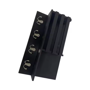 Porte-clés multifonctionnel en bois pour porte-monnaie <span class=keywords><strong>personnalisé</strong></span> facile à installer avec 4 crochets en métal pour la décoration intérieure - Product Image 4
