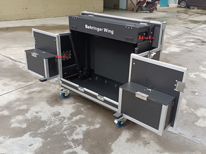 Factory Price Compact Hydraulic Flip Flight Road Console <strong>Mixer</strong> Case for <strong>Behringer</strong> X32 Wing Lightweight Made of Aluminum Plywood - Product Image 3