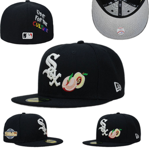 Casquettes ajustées <span class=keywords><strong>snapback</strong></span> sportives vintage en tissu 100 % polyester de haute qualité avec motif lettres et logo toutes équipes – Vente en gros - Product Image 2