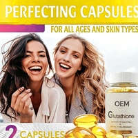 Gélules de glutathion liposomé à base d'extraits végétaux, 120 pièces, complément blanchissant anti-âge, stimule le collagène, nourrit la peau des adultes