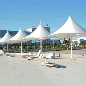 Sombrilla de membrana extensible para exteriores personalizada, sombrilla para Parque y Hotel, toldo de paisaje y techo arquitectónico - Product Image 5