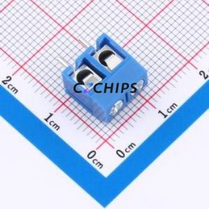 C50301V-2P1D46 Screw Terminal Block Through hole Component (THT),P=5mm Connector 1x2P 5mm 2P 1 - Product Image 1