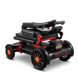 <span class=keywords><strong>Scooter</strong></span> de Movilidad Compacto y Ligero de Fibra de Carbono, Fácil de Plegar, con Motor sin Escobillas de 250W, Portátil para Viajes, de 4 Ruedas, para Personas con Discapacidad - Product Image 4