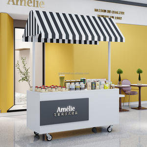 Remorque alimentaire chariots de vente de nourriture de rue camion de restauration rapide mobile van 3 grosse roue vélo de bière électrique - Product Image 3