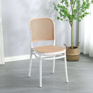 Wholesale High Back Stackable Outdoor Garden Rattan Plastic <b>Dining</b> <b>Chairs</b> - Product Image 3