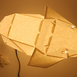 Fabrication en gros, artisanat en papier de conception créative, motifs personnalisés en forme d'animaux, <span class=keywords><strong>origami</strong></span>, <span class=keywords><strong>abat</strong></span>-<span class=keywords><strong>jour</strong></span> en forme d'éléphant - Product Image 5