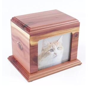 Cèdre bois crémation os cendres cercueil animal cinéraire cercueil crémation Pet Box - Product Image 2