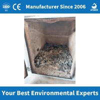 Incinérateur portable de déchets Pneu pour le traitement des boues de chauffage, séparateur d'huile, machine de traitement / Four de fusion par pyrolyse, incinérateur