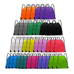 Wholesale High Quality Custom Logo <b>Bags</b> 210d Polyester <b>Draw</b> <b>String</b> Sports Backpack Promotional Custom Polyester Drawstring <b>Bags</b> - Product Image 1
