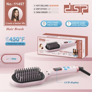 Cepillo para el Cabello DSP 11457 con Calentamiento PTC, Temperatura Ajustable, para Uso Doméstico - Product Image 1