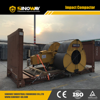 Nouveau compacteur à rouleaux d'impact de 16 tonnes pour l'ingénierie du compactage de la fondation