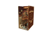 Fabricant de lumière LED 3D en bois Puzzle Serre-livres DIY Book Nook Gift