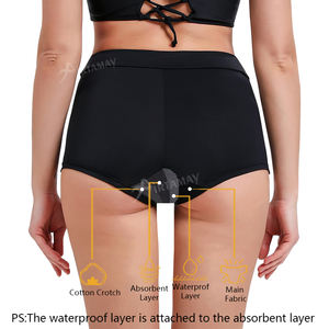 Green Envoy Pantalones Cortos Menstruales de 4 Capas para Mujer, Tipo <span class=keywords><strong>Bombacha</strong></span>, para Flujo Abundante - Product Image 2
