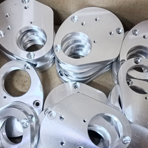304 Stainless Steel Waterjet Cut Lug Plates 4mm Thick for Pipe <b>Flange</b> <b>Bolt</b> Hole Alignment and Positioning Tabs - Product Image 3