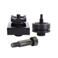 Poinçonneuse Électro-Hydraulique Industrielle à Trou Carré 22x22mm, Outil en Acier Allié pour Acier Inoxydable/Acier/Aluminium, Modèle SYK-8/15