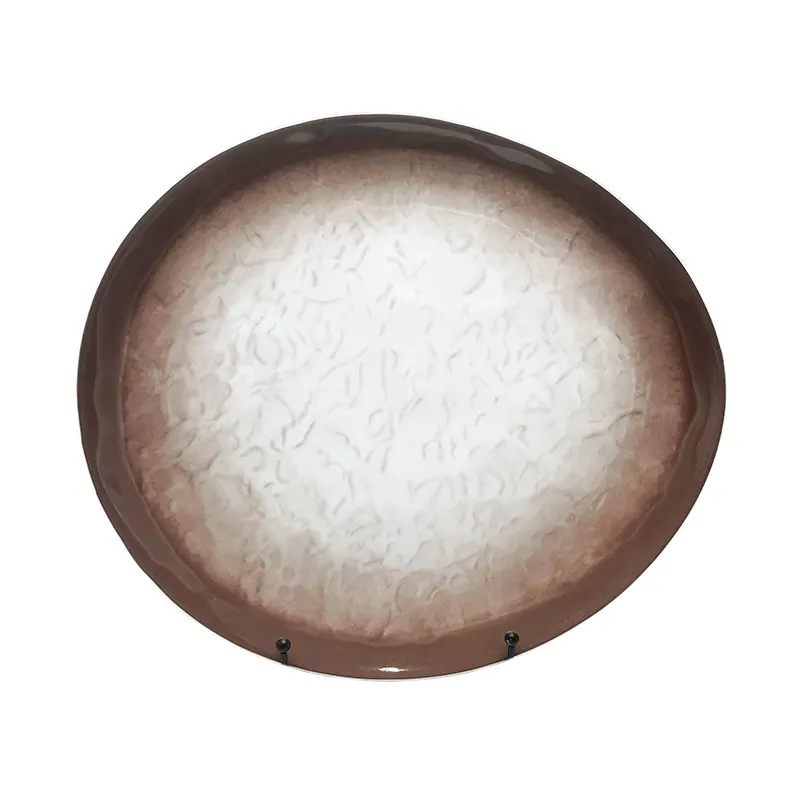 AIMI vaisselle de luxe Design personnalisé vaisselle de fête assiettes en mélamine en forme de goutte modernes