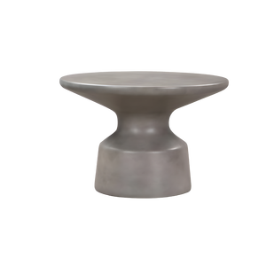 Mesa de Centro de Cemento Prefabricado Estilo Japandi con Base de Madera de Roble Macizo, Acabado Liso, Mesa Central de Concreto de Alta Capacidad, Directo de Fábrica - Product Image 6