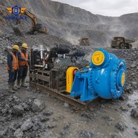 Pompe à sable diesel pour déshydratation de réservoirs, drague mobile sur remorque de 6 pouces pour gravier, haute pression 40m