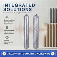 Adhésif silicone de qualité ingénierie, personnalisé, en gros, pour isolation acoustique, haute amortisation des vibrations, étanche et écologique