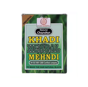 Khadi Naturel À Base De Plantes Noir Mehndi Henné Poudre Noir Mehndi - Product Image 1