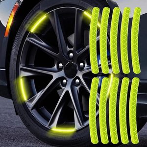 Pegatinas Reflectantes Impermeables de Seguridad para Vehículos, Motocicletas, Bicicletas, Camiones, Autos, Visibilidad Nocturna - Product Image 4
