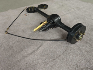 Essieu arrière de moto à trois roues Power <span class=keywords><strong>Booster</strong></span> king Tricycle différentiel Essieu arrière avec freins à disque Transmission robuste - Product Image 3