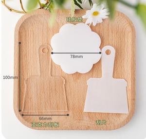 Kit de moules magiques pour fondant, 3 pièces, facile à utiliser, <span class=keywords><strong>mini</strong></span> tapis en silicone, grattoir en acrylique, outils de bricolage pour débutants - Product Image 2