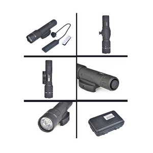 Multi-Function Tactical Flashlight, LED White <b>Light</b> + Infrared Output, with <b>Remote</b> Pressure <b>Switch</b> for Night Observation - Product Image 1