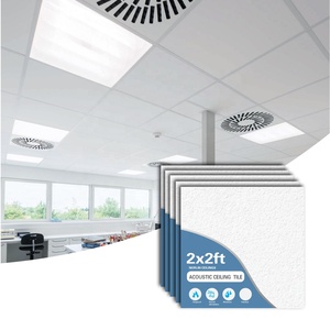 Pannelli per <span class=keywords><strong>Soffitto</strong></span> in Fibra di Vetro e <span class=keywords><strong>Cartongesso</strong></span> Acustico Marca Norlin, con Finitura Bianca Liscia Resistente alla Muffa - Product Image 2