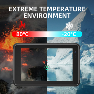 جهاز لوحي متين عالي الجودة H81 بمعيار IP68 يعمل بنظام أندرويد مقاوم للماء مع اتصال 4G LTE وكمبيوتر صناعي ثماني النواة وشاشة لمس IPS وتقنية NFC - Product Image 2