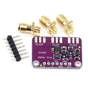 Générateur de signal Si5351, module de sortie de fréquence à onde carrée 30,5 mm x 21,9 mm - Product Image 2