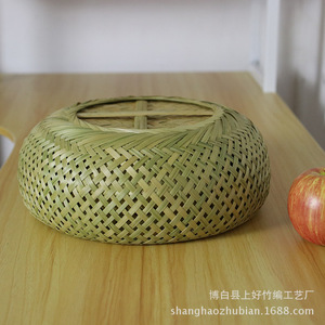 फलों के भंडारण के लिए हस्तनिर्मित डबल लेयर दिल के आकार की बुने की टोकरी - Product Image 3