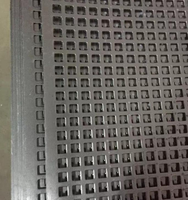 Panneaux de plafond et écrans en maille métallique perforée à motif diamant en acier inoxydable anti-corrosion à tissage uni