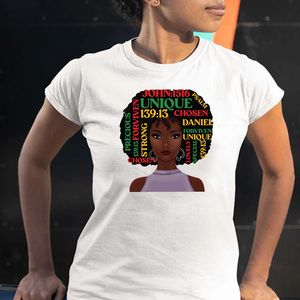 Adesivi Termotrasferibili per Serigrafia Juneteenth per Ragazze Afroamericane, <span class=keywords><strong>Design</strong></span> Personalizzato, Vendita all'Ingrosso, <span class=keywords><strong>Design</strong></span> Popolare <span class=keywords><strong>Storia</strong></span> Afroamericana - Product Image 2