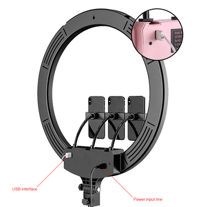 <span class=keywords><strong>Amazon</strong></span> Venta caliente 18 pulgadas círculo Selfie Led anillo de luz con soporte - Product Image 4