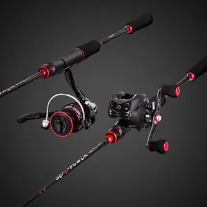 40T High Carbon fiber OEM fishing rod reel kit ultralight Spinning rod casting lure fishing rod and reel combo set