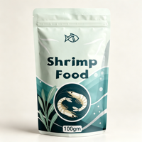 Sacs en plastique personnalisés à fermeture éclair verticale pour l'emballage de crevettes, de fruits de mer et d'aliments marins