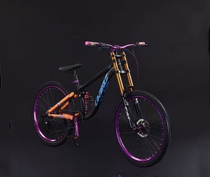 Bicicletta da Montagna 26 27.5 Pollici in Acciaio al Carbonio Nero, <span class=keywords><strong>8</strong></span> 9 10 Velocità, Ammortizzata, con Freno <span class=keywords><strong>a</strong></span> Disco Idraulico, Bici da Città Fuoristrada - Product Image 4