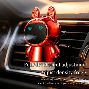 Robot Bunny <strong>Car</strong> Air Freshener <strong>Diffuser</strong> for Drivers and <strong>Car</strong> Lovers With Type C Fast Charging Fresh Long Lasting Scent - Product Image 3