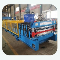 Machine industrielle de profilage à froid pour la fabrication de tôles de couverture trapézoïdales