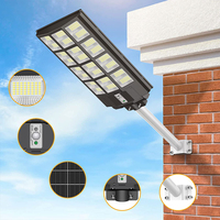 Lampe solaire de rue Hofoled 1000W 2000W 3000W avec capteur, en aluminium, télécommande, étanche, alimentée par énergie solaire, pour extérieur