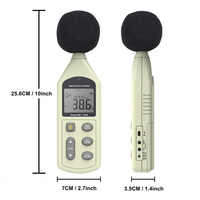 Sonometre professionnel, mesure 30-130 dB, sonomètre numérique intelligent, capteur de volume, testeur de bruit numérique portable
