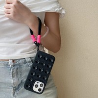 En gros, Lanière à ventouse pour coque de téléphone en silicone souple, étanche, antichoc, pour coques arrière mignonnes pour filles, personnalisable, Pure