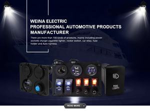 Panneau de <span class=keywords><strong>prise</strong></span> allume-cigare de <span class=keywords><strong>voiture</strong></span> avec interrupteur On/Off, <span class=keywords><strong>Double</strong></span> <span class=keywords><strong>USB</strong></span>, pré-filaire, 3 canaux, 4,2a, pour bateau et <span class=keywords><strong>voiture</strong></span> - Product Image 4