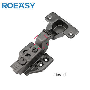 บานพับแบบถอดได้ 0 8 15 ขนาด 35 มม. ปิดแบบนุ่มนว<span class=keywords><strong>ล</strong></span> 3 มิติ <span class=keywords><strong>ช</strong></span>ุบนิกเกิลดำ ทนทาน เงียบ สำหรับเฟอร์นิเจอร์ครัวและโรงเรียน - Product Image 4