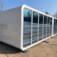 Meilleures ventes Mobile Capsule House Apple Cabin Home Resorts Hébergement Apple Cabin 20 pieds 40 pieds Capsule polyvalente Apple Cabin